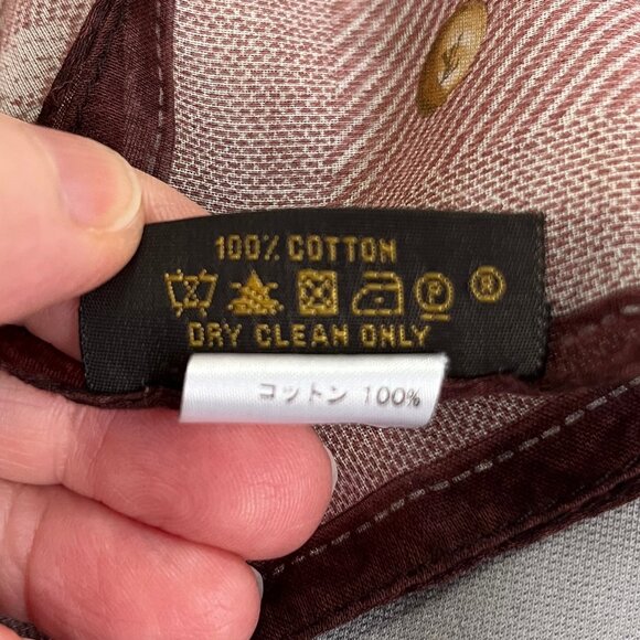 Louis Vuitton Small Cotton Scarf - Picture 9 of 14